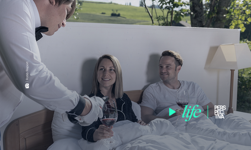 Las exclusivas suites en los Alpes suizos