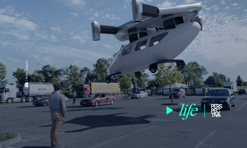 El próximo helicóptero que podría aterrizar en un estacionamiento