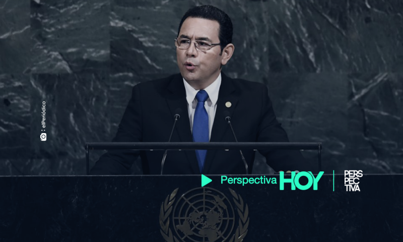 En la ONU, Jimmy Morales cuestiona la injerencia de la Cicig
