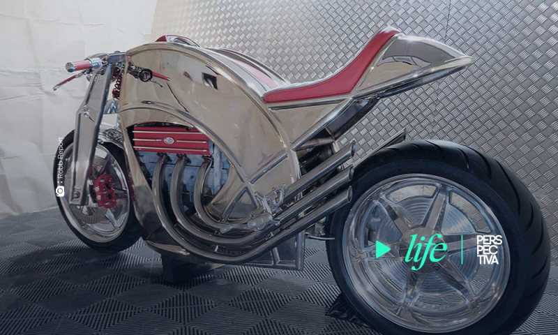 Levis presenta su motocicleta V6 Café Racer