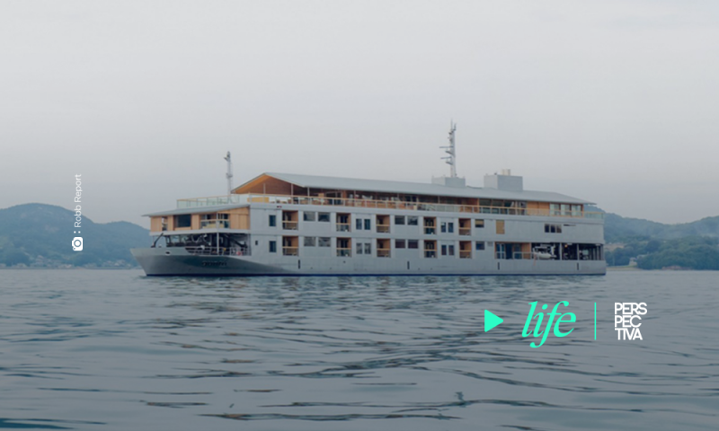 Guntû, el exclusivo hotel flotante japonés