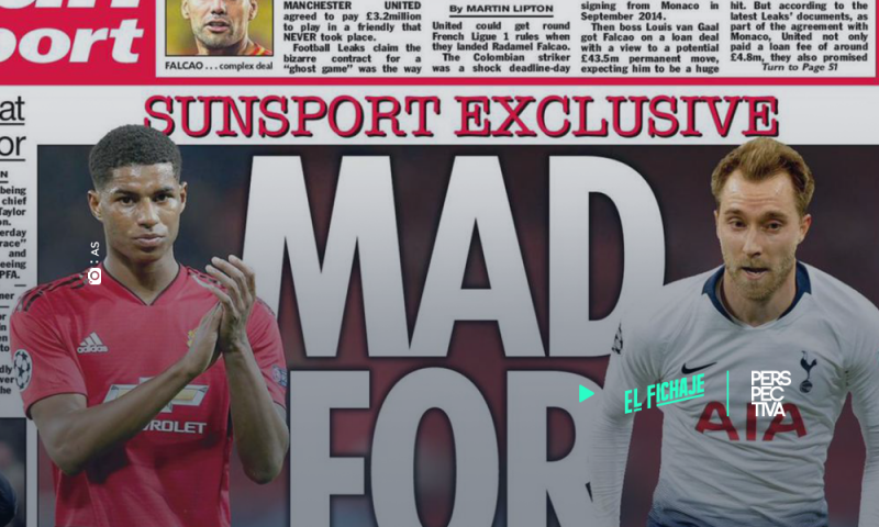 El Madrid se prepara para fichar a Rashford y Eriksen
