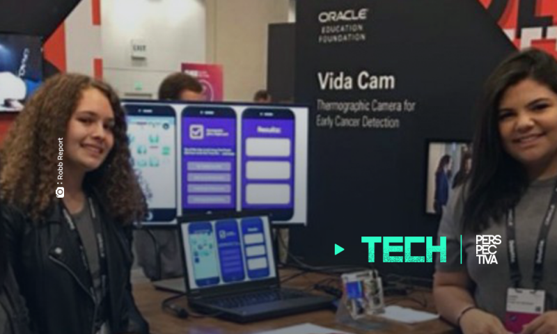 Estudiantes de 15 años crean dispositivo que detecta síntomas de cáncer de mama