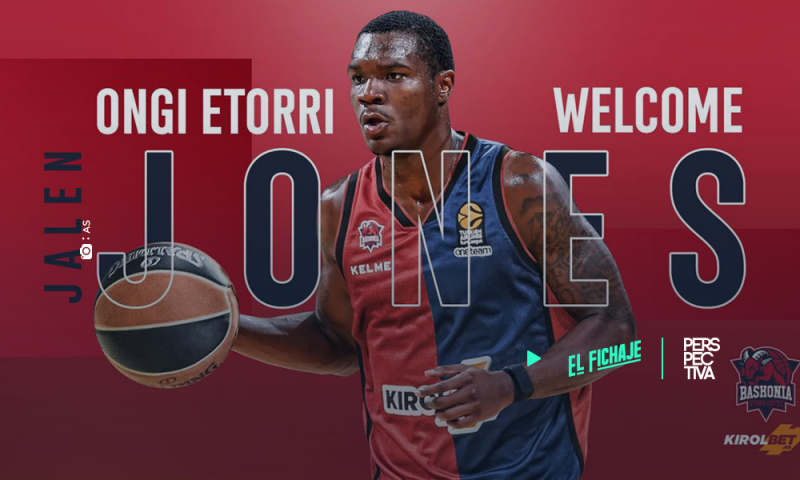 Jalen Jones, nuevo jugador del Baskonia hasta final de temporada