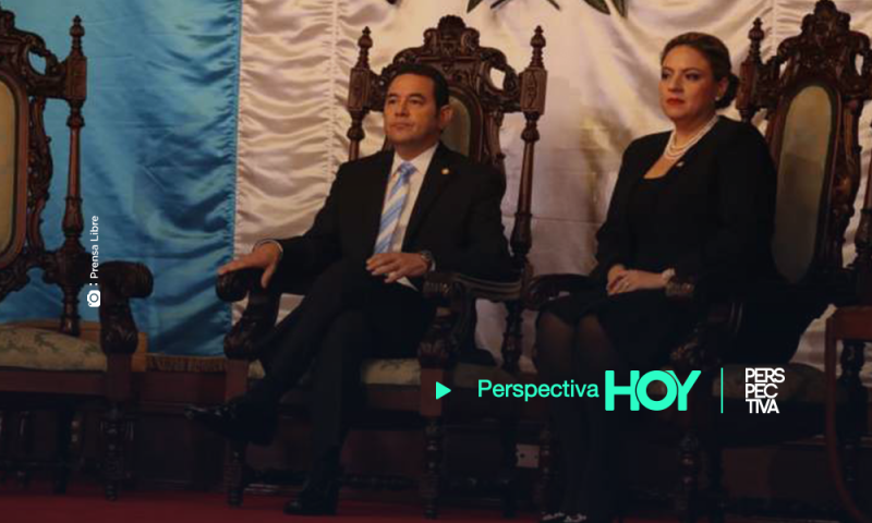 Jimmy Morales recibe cartas credenciales de ocho embajadores