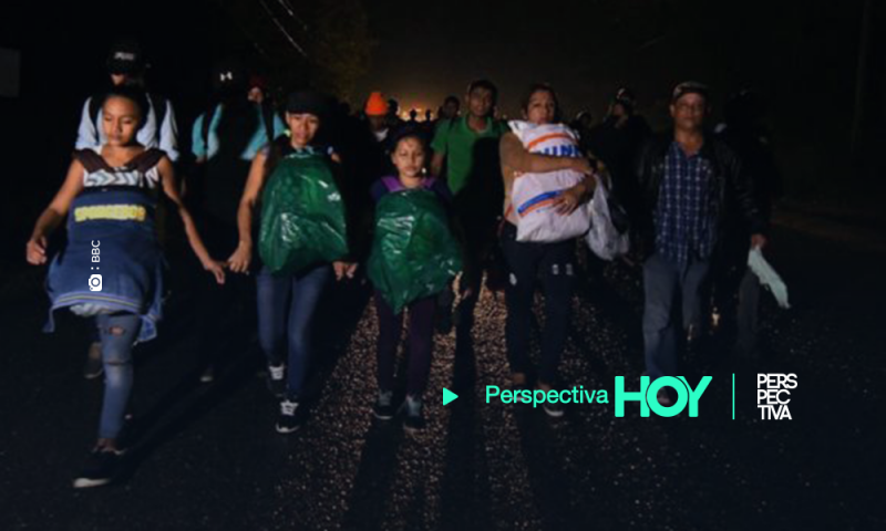 Nueva caravana con cientos de migrantes empiezan a movilizarse por Honduras rumbo a México y EE.UU.