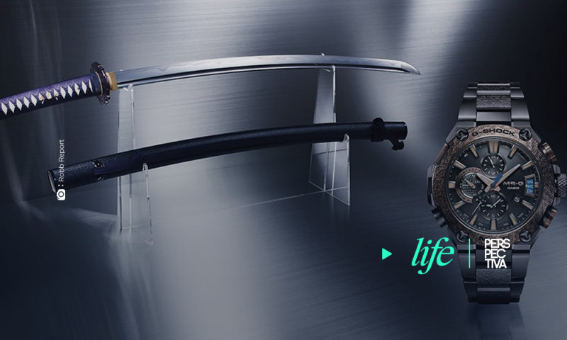 G-Shock  presenta un increíble reloj forjado como espada japonesa