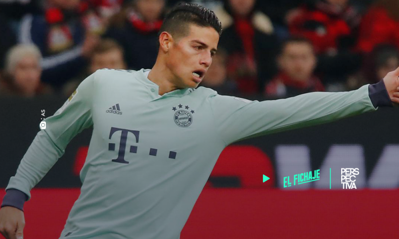 La Juventus quiere a James como el recambio de Dybala