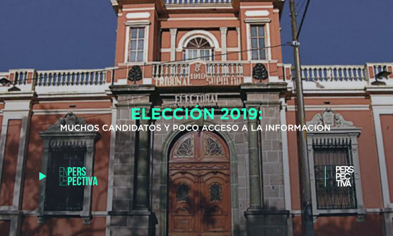 Elección 2019: muchos candidatos y poco acceso a la información