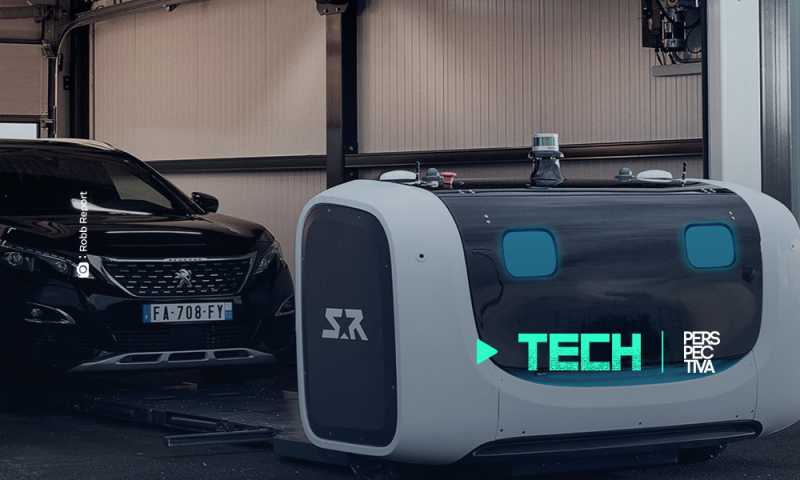 Este es el robot que estacionará tu auto en el aeropuerto Gatwick de Londres