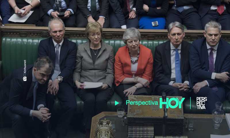 Parlamento británico vuelve a votar contra acuerdo de «brexit»