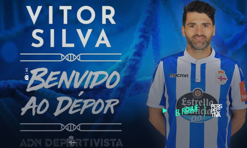 Deportivo de La Coruña presenta a su nuevo jugador Vítor Silva