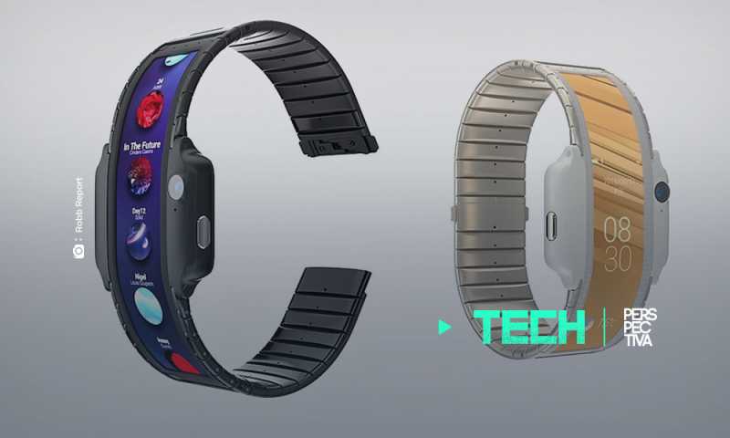 El nuevo smartphone con forma de smartwatch y flexible