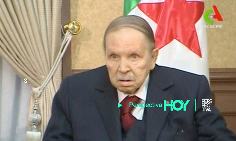 Presidente de Argelia renuncia tras manifestaciones en su contra