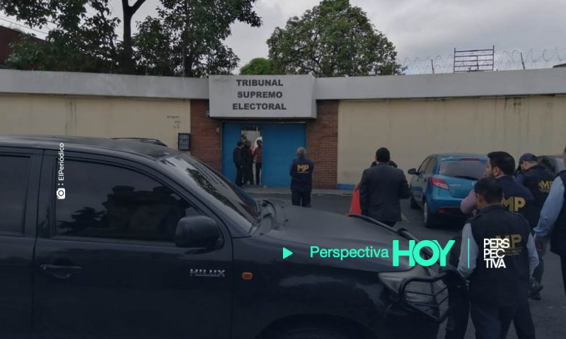 El MP y PNC allanan sede de Informática del TSE