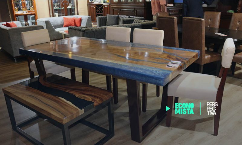 Madera con incrustaciones de resina y tecnomuebles entre las innovaciones de Expomueble 2019