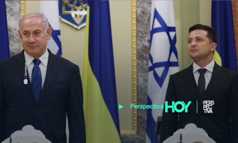 Ucrania e Israel firman documentos durante visita de Netanyahu a Kiev
