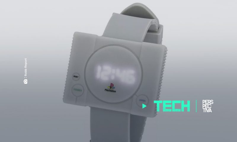 Con este reloj podrás llevar un PlayStation en tu muñeca