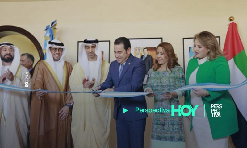 Presidente Morales inaugura Embajada de Guatemala en Emiratos Árabes Unidos