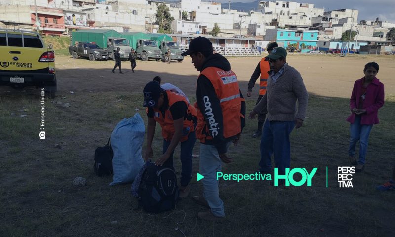 Familias de Peronia son trasladadas a un complejo de Guatel