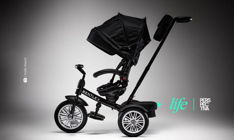 El triciclo convertible de Bentley, para quien es elegante desde pequeño