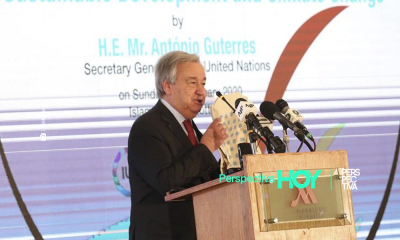 Jefe de ONU pide mayores esfuerzos mundiales para abordar cambio climático