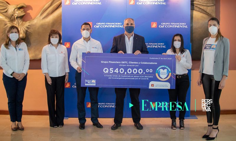 Grupo Financiero G&T Continental, clientes y colaboradores recaudan Q540,000.00 para familias afectadas