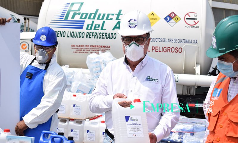 Productos del Aire dona gel antibacterial y mascarillas como apoyo a la crisis sanitaria del coronavirus