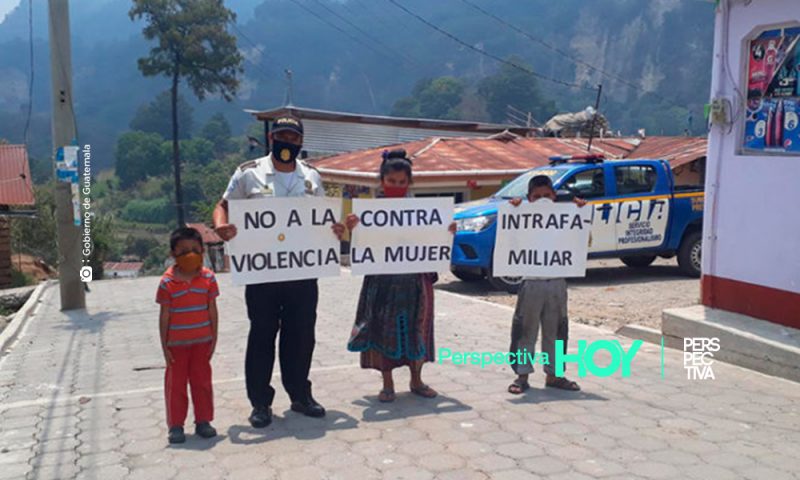 PNC hace conciencia a la población guatemalteca sobre medidas preventivas contra el coronavirus