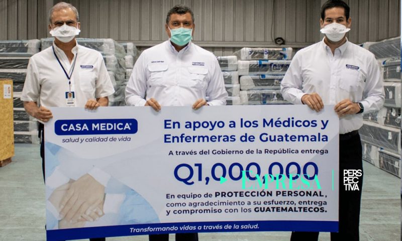 Casa Médica hace donativo a personal médico de hospitales temporales