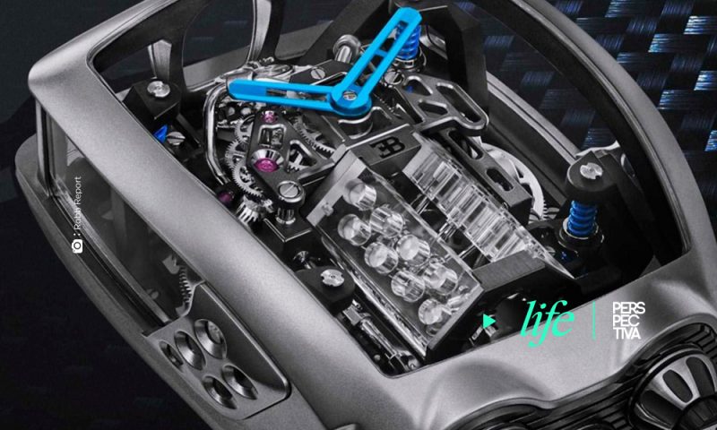 Todo el poder de Bugatti Chiron, en este nuevo reloj de Jacob & Co.