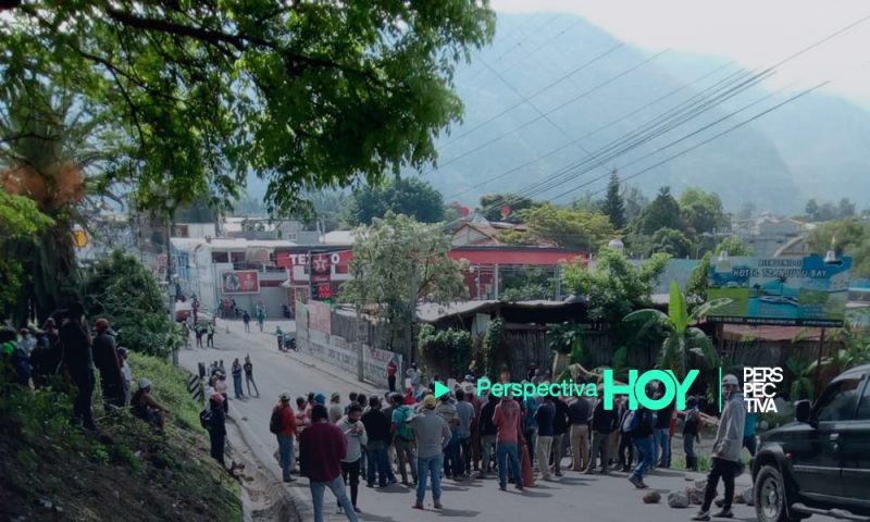 Bloqueos en Panajachel