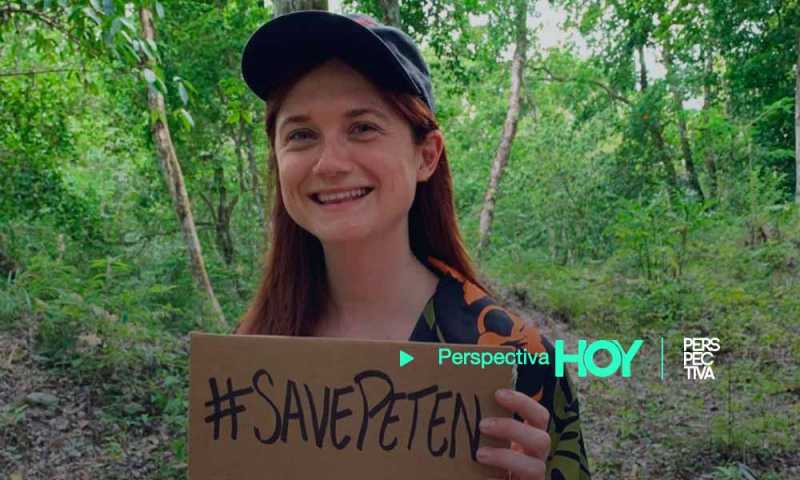 Actriz de Harry Potter en defensa de la selva maya