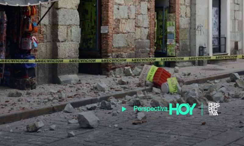 Fuerte sismo afecta sur de México