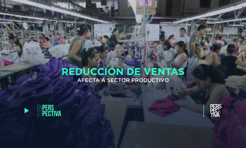 Reducción de ventas afecta al sector productivo