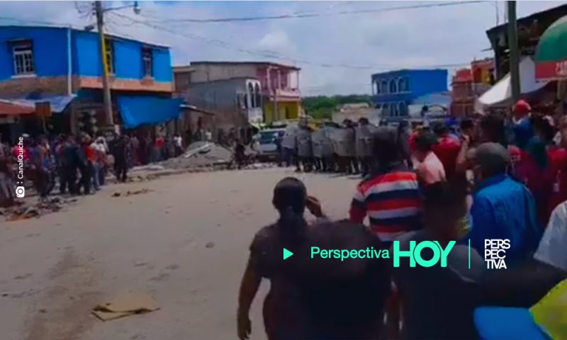 Ixcán: periodistas heridos y destrozos por disturbios