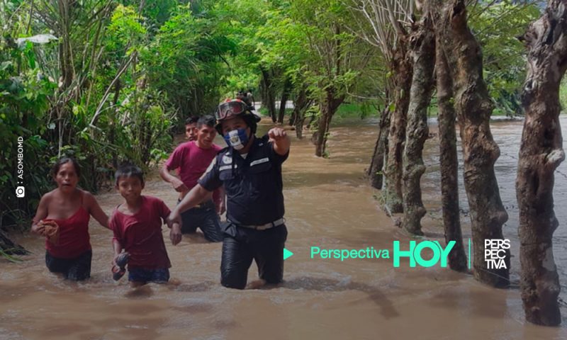 ASOMBOMBD evacúa damnificados y recibe dotación de equipo