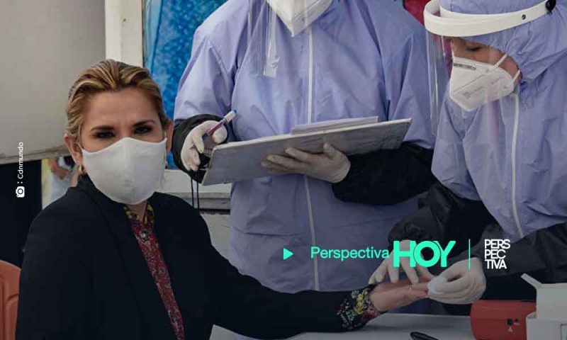 Presidenta interina de Bolivia da positivo a COVID-19