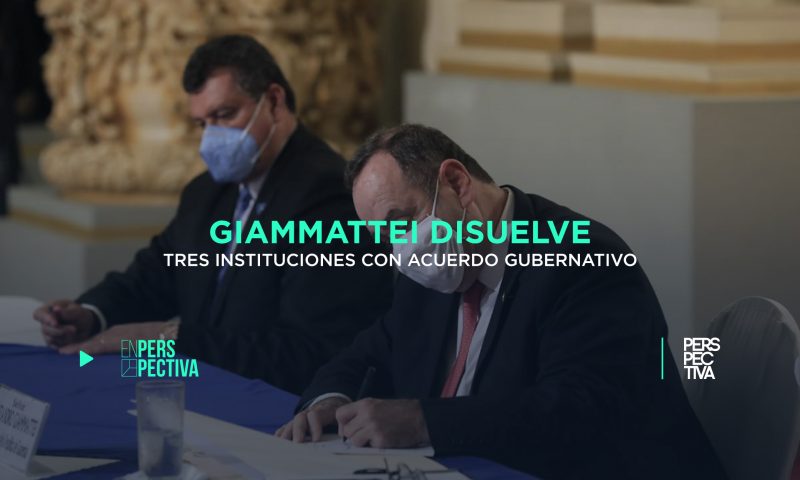 Giammattei disuelve tres instituciones con acuerdo gubernativo