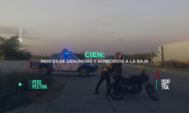 CIEN: índices de denuncias y homicidios a la baja