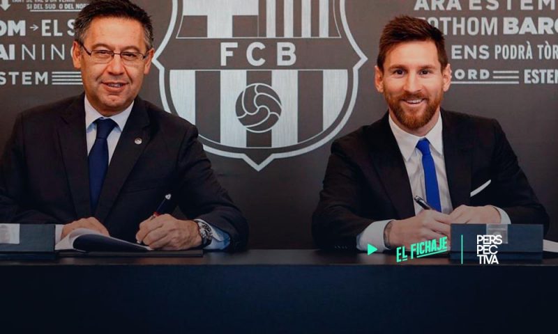 Messi le dice adiós al Barcelona
