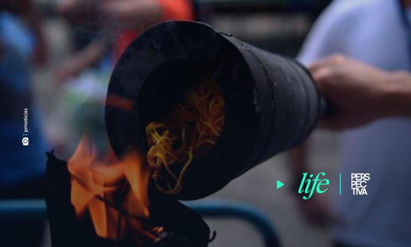 Las antorchas, símbolo del fuego patrio