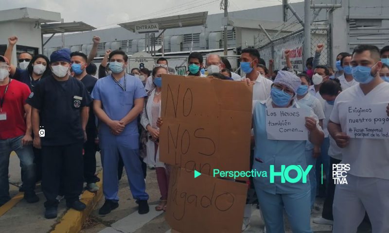 Médicos denuncian falta de pago de salarios