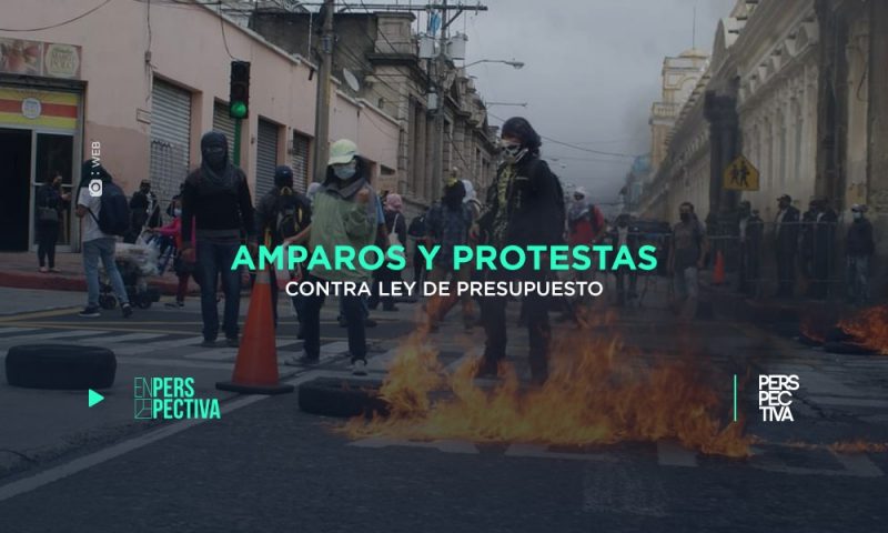 Amparos y protestas contra ley de presupuesto