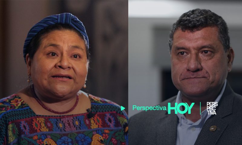 Castillo y Menchú proponen diálogo con “grupos sociales”