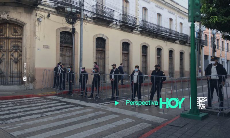 PNC resguarda perímetro del Congreso por temor a protestas