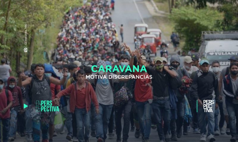Caravana motiva discrepancias