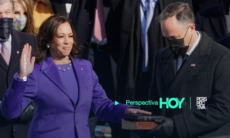 Kamala Harris jura como la primera vicepresidenta de EEUU