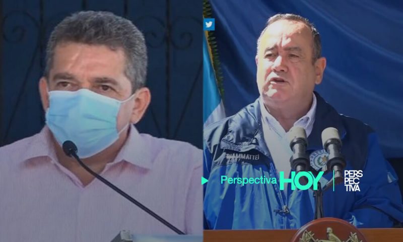 Acevedo acompaña a Giammattei en inauguración del ciclo escolar 2021