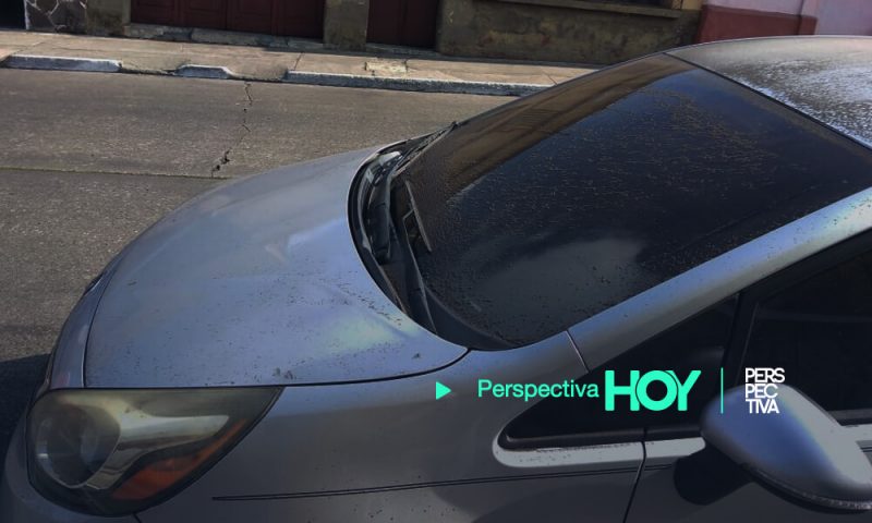 Autoridades emiten recomendaciones por caída de ceniza